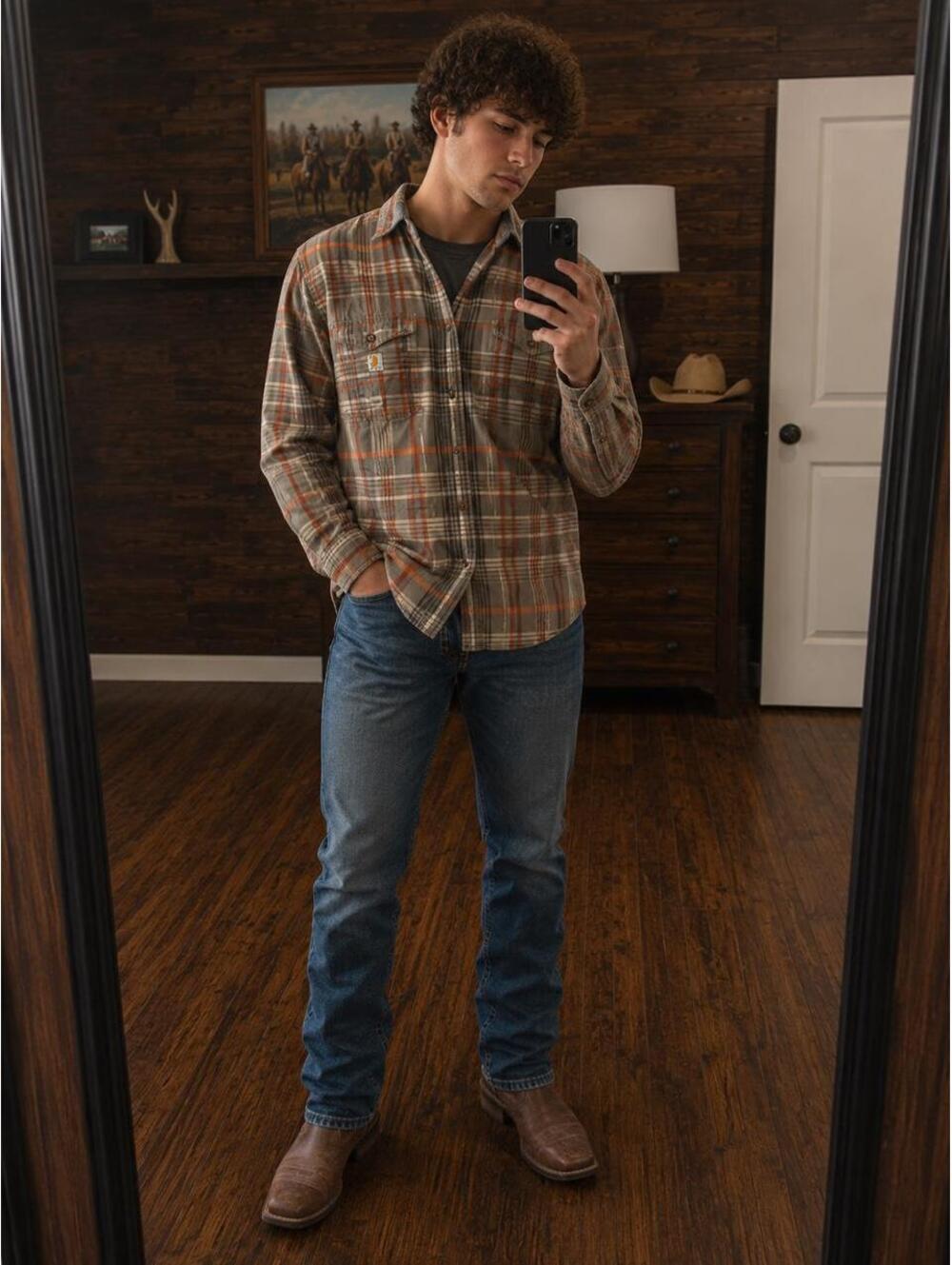 Carhartt Rugged Flex Plaid Button Up Shirt